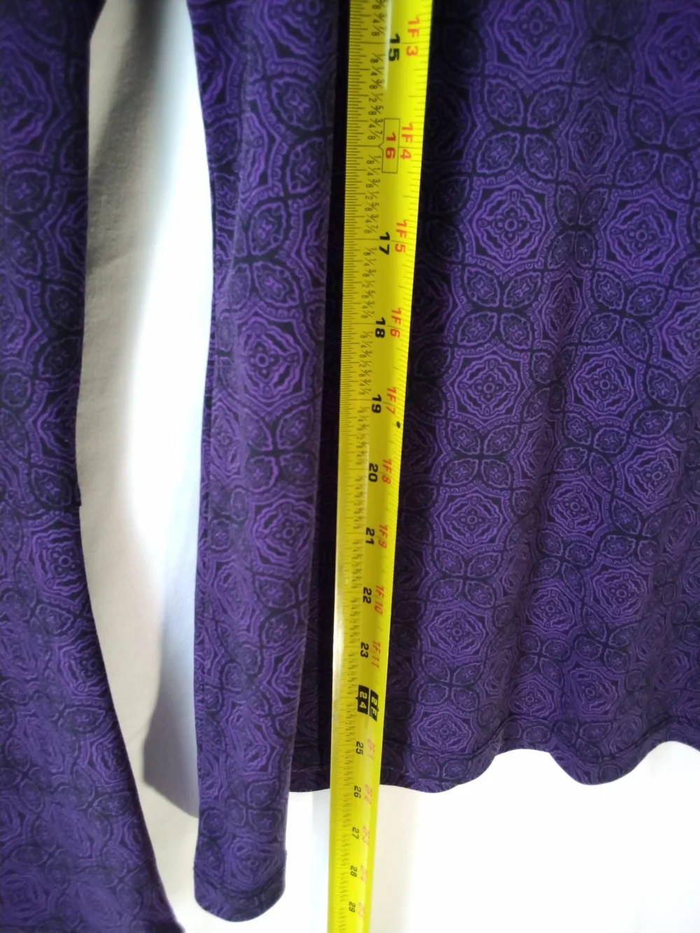 Michael Kors Purple Lace-Up V-Neck Long Sleeve Top